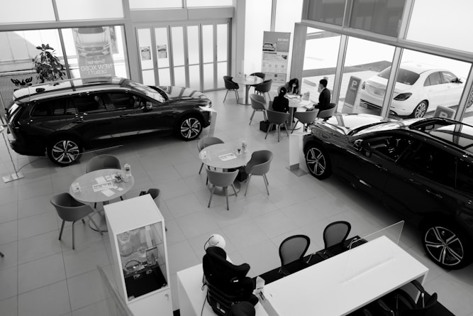 A friendly family at epicauto ready to assist customers with their first car purchase.