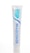 A tube of Sensodyne Deep Clean toothpaste is standing upright against a white background. The design is characterized by a dominant blue color with the brand name 'SENSODYNE' in bold letters and a smaller label indicating 'Deep Clean'. The tube features a small orange circle with 'gsk' written in it, indicating the brand affiliation.