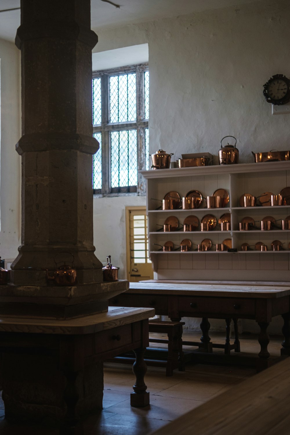 a room filled with lots of pots and pans