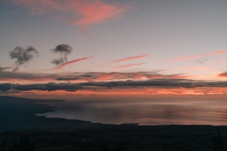 Sunset view over Porto Cesareo coastline, highlighting the peaceful atmosphere of the area.