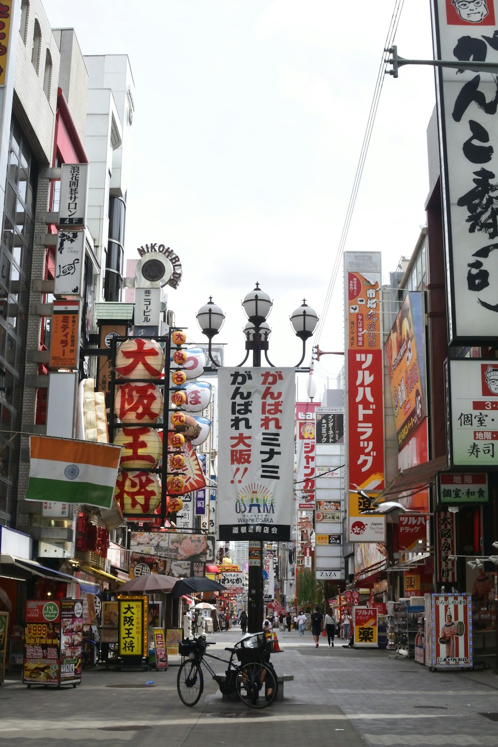 a city street filled with lots of signs