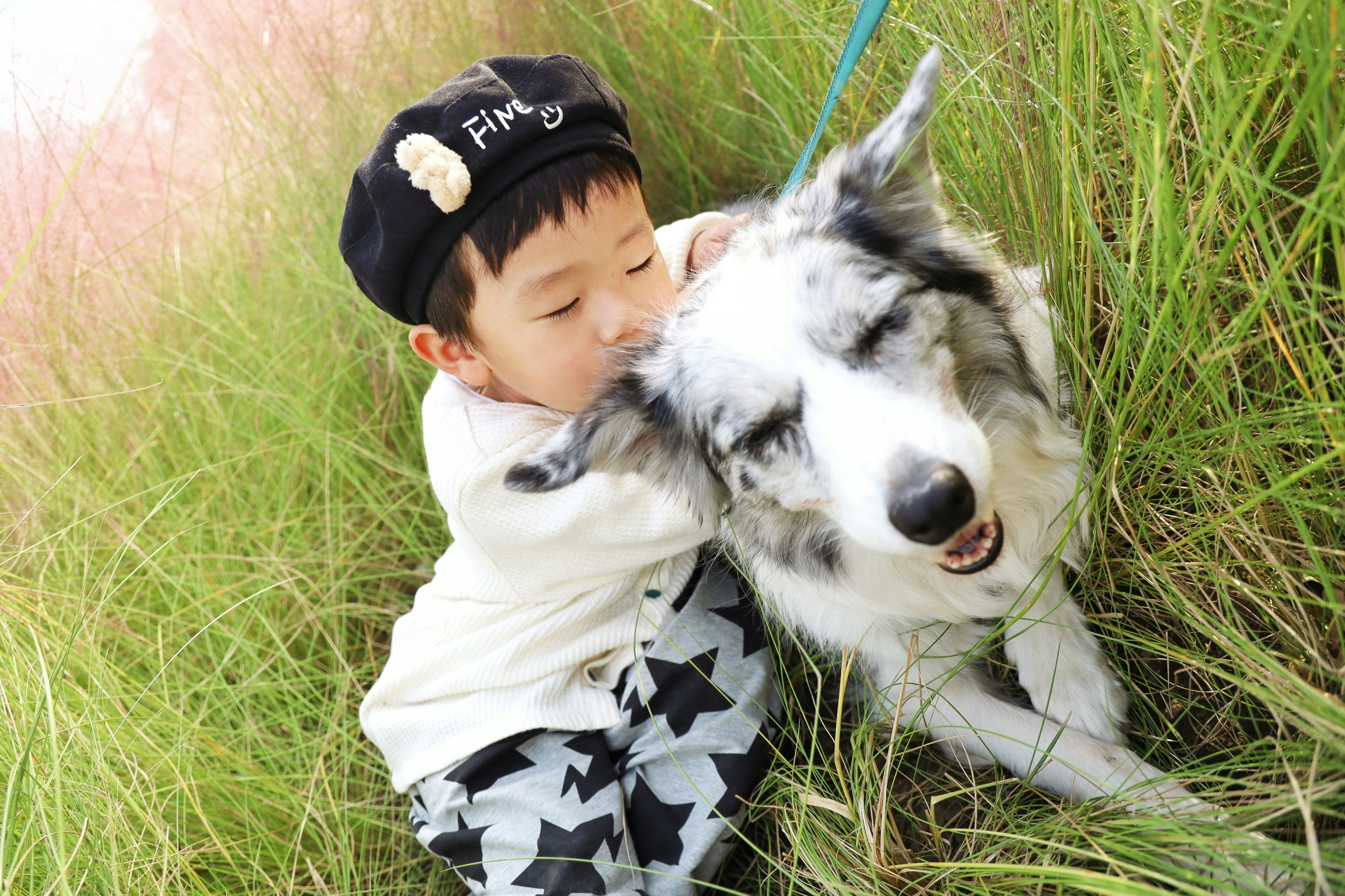 Boy and Dog Park