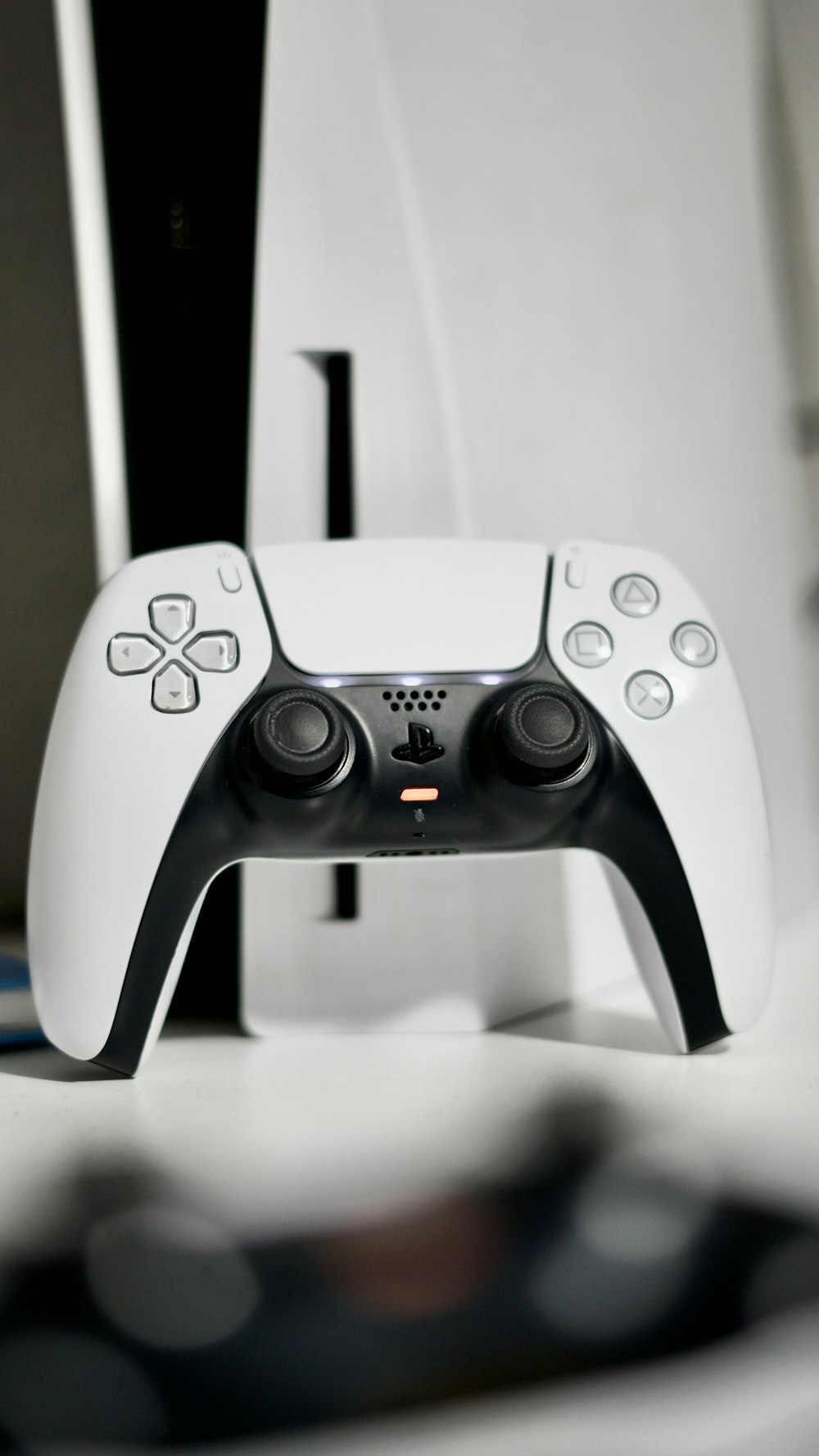 a close up of a video game controller