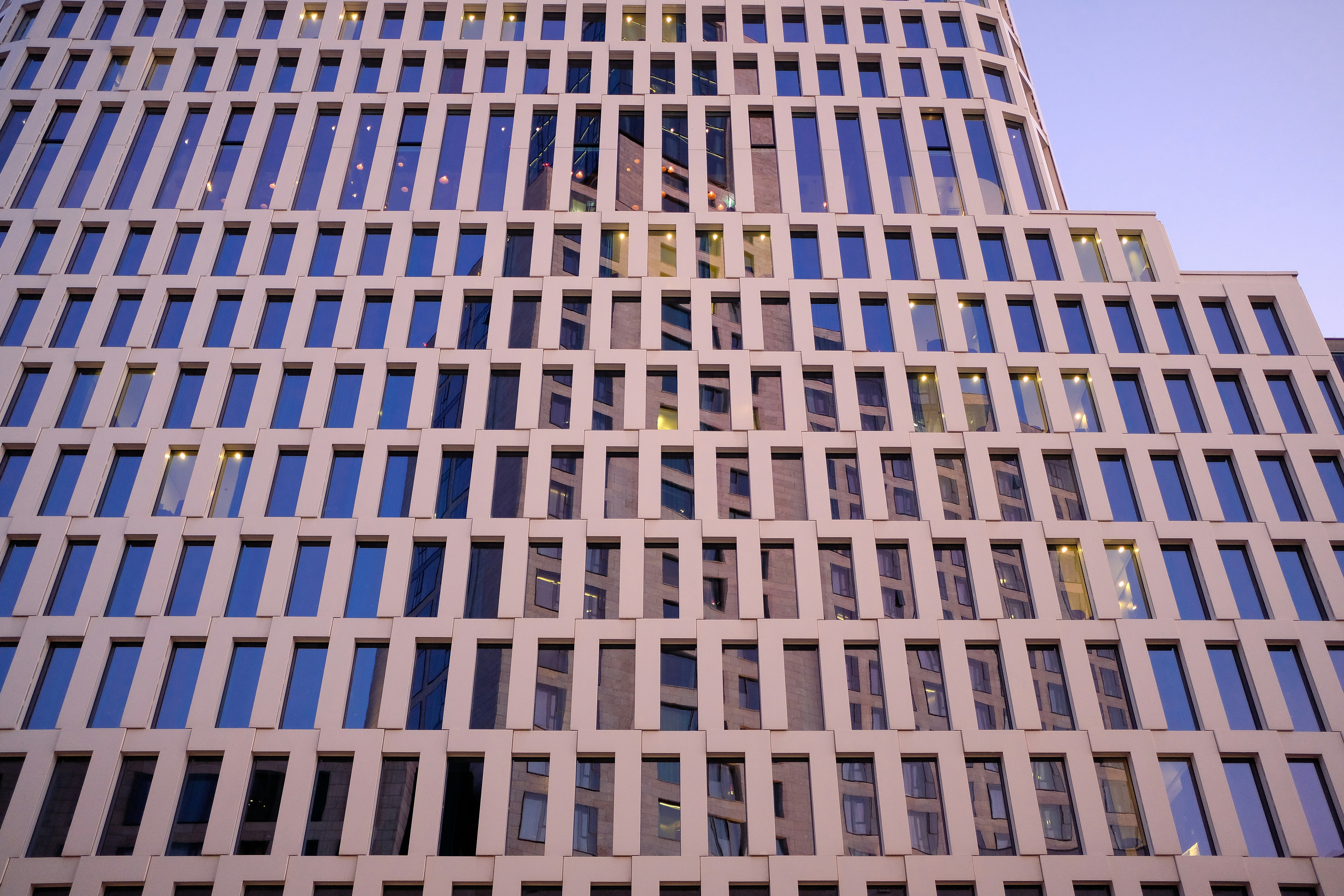 a very tall building with lots of windows, berlin skyscraper