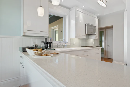 Burgundy White granite polished finish
