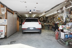 Organized garage space