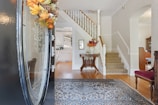A welcoming entryway with freshly polished floors.
