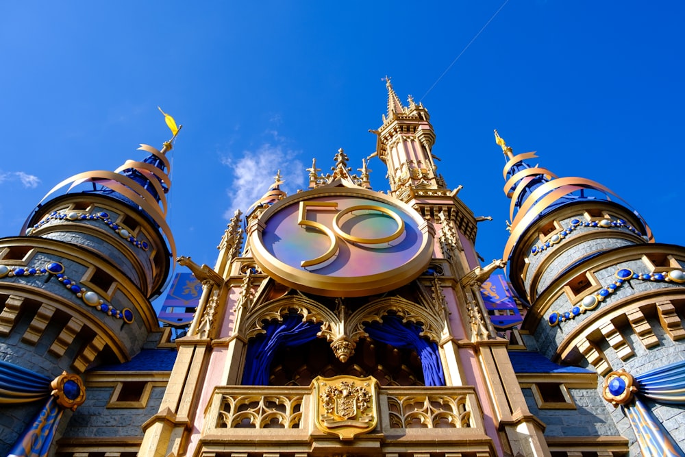 a large clock on the side of a building