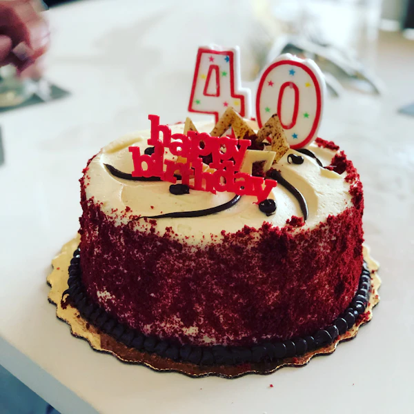 Beautiful anniversary cake