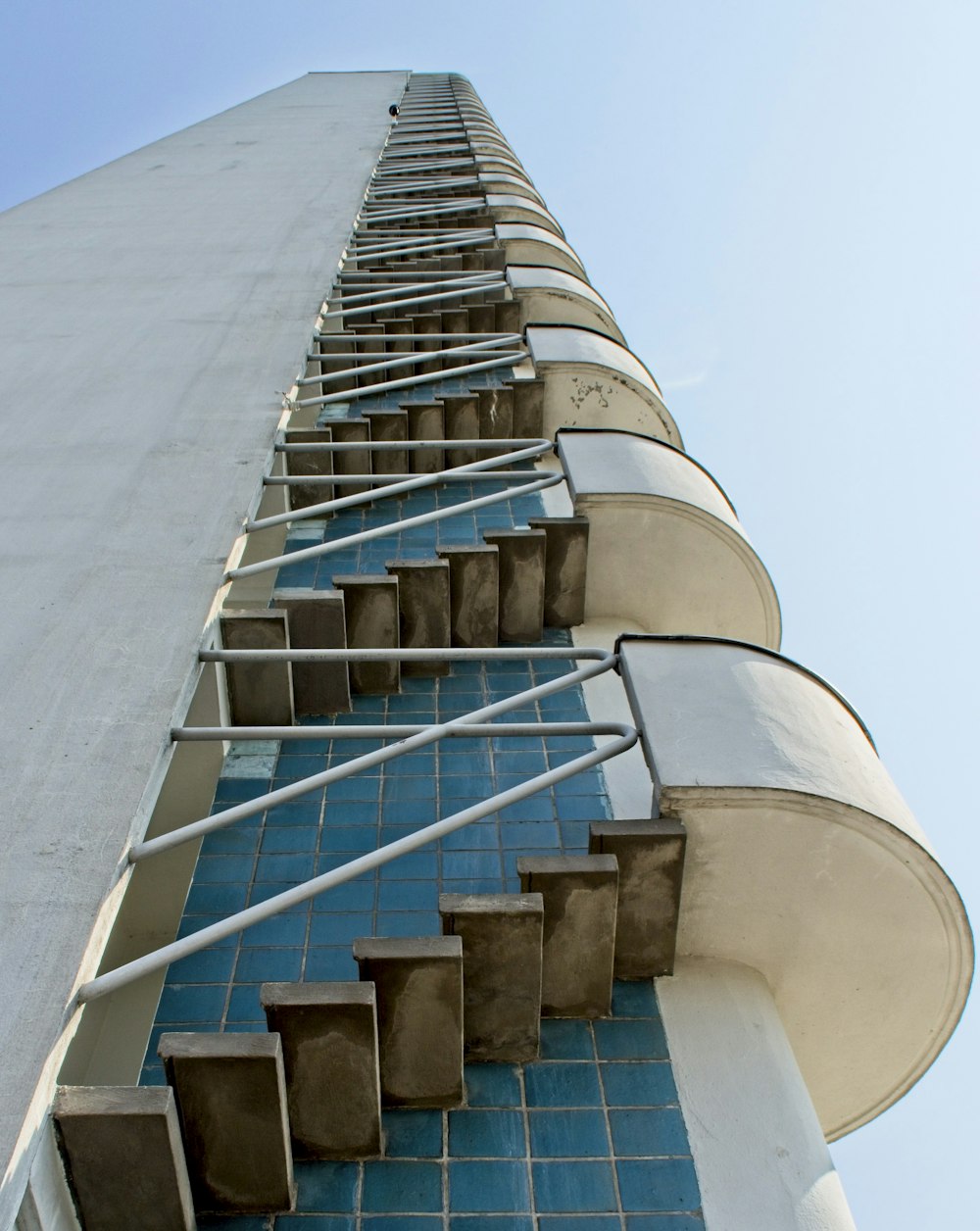 a very tall building with a bunch of windows