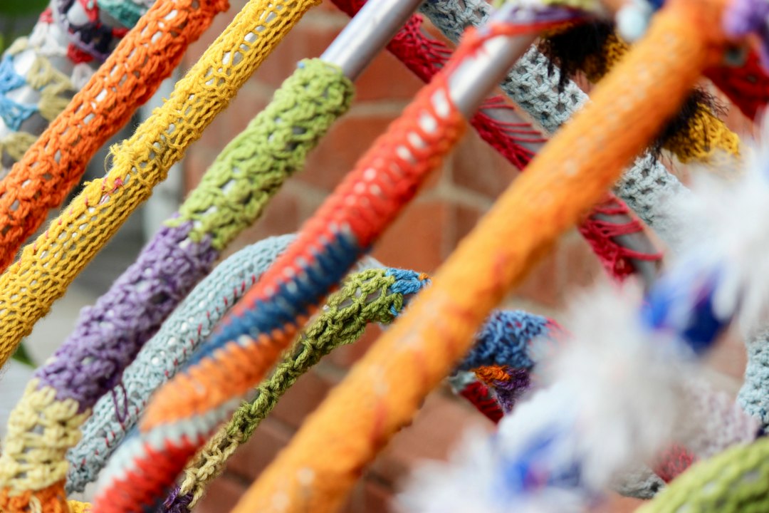 rope sling bag closeup