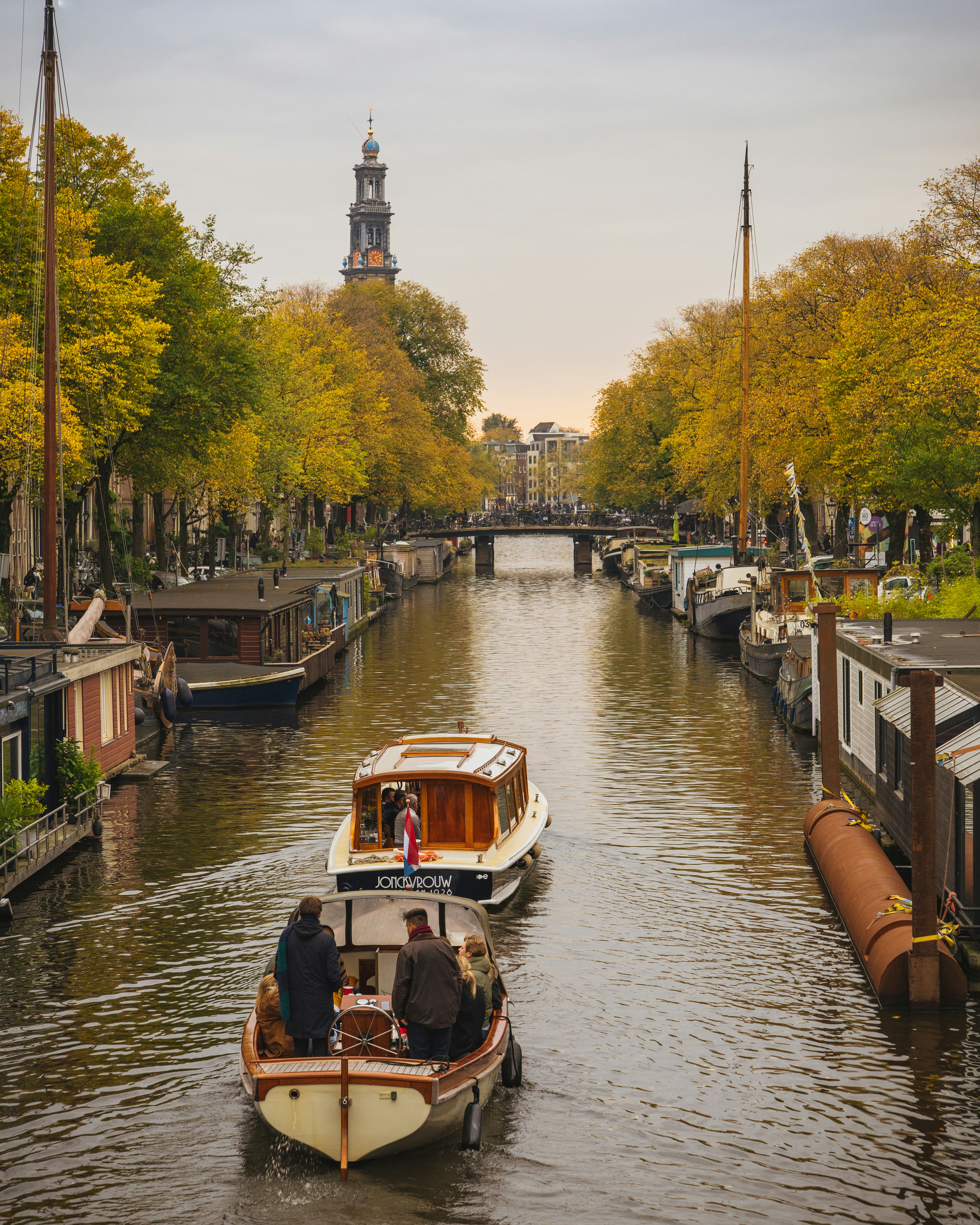 a couple of boats that are in the water
