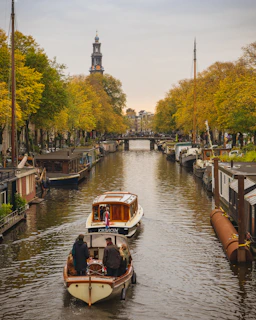 Amsterdam balade et visite familiale en bateau 