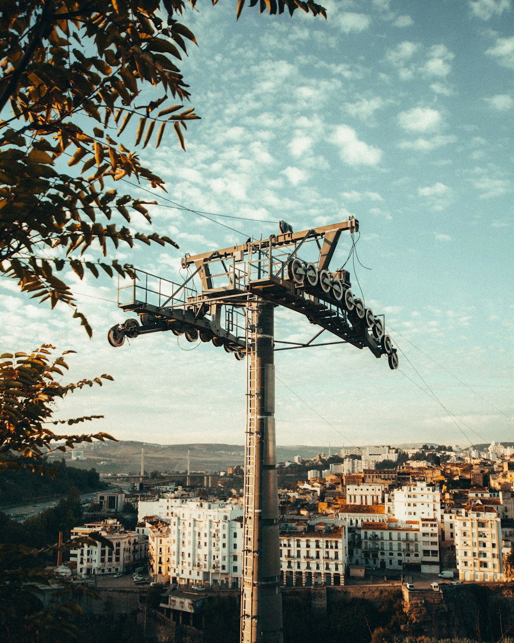 a view of a city from the top of a tower