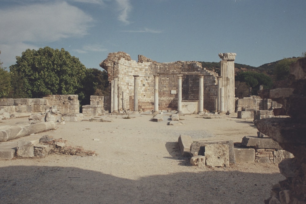 Les ruines de l’ancienne ville d’Éphèse