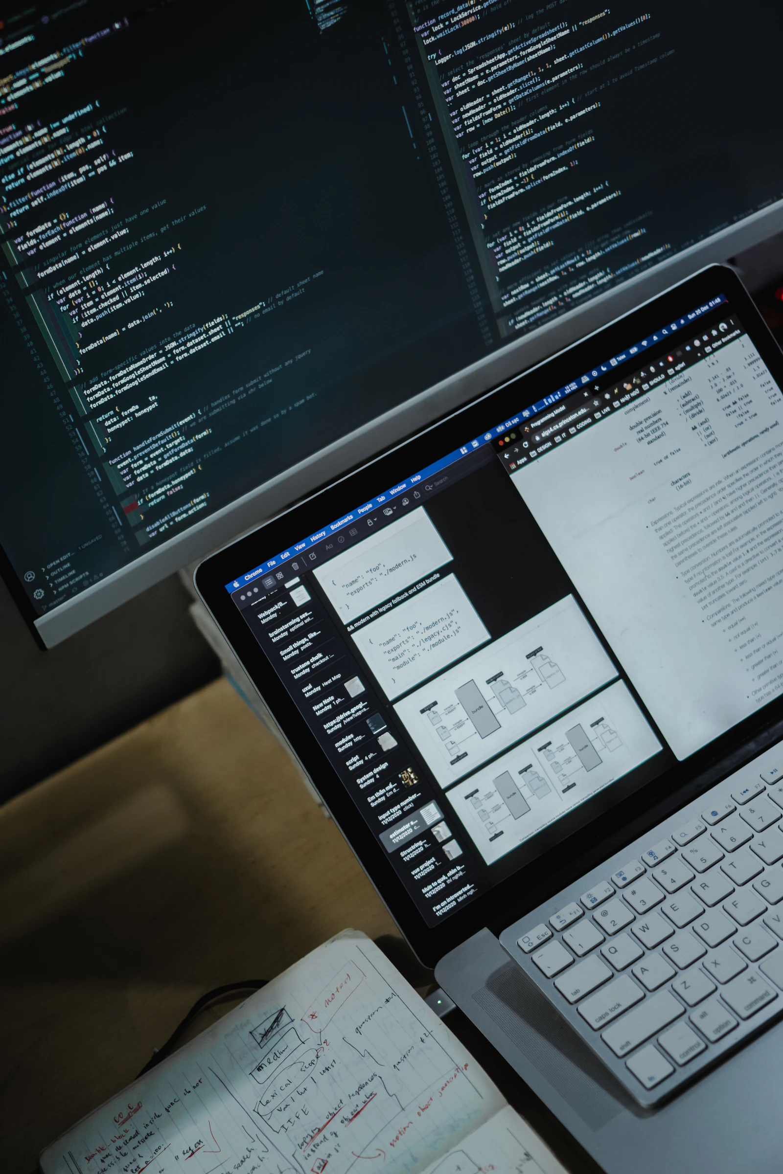 Developer laptop setup for performance testing