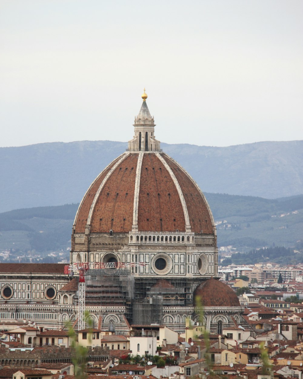 the dome of a building in a city