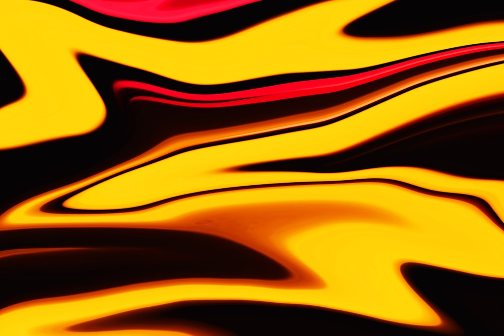 a close up of a red and yellow background