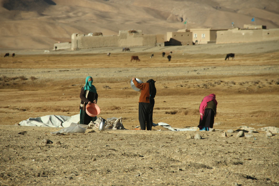 Emergency relief distribution in Afghanistan