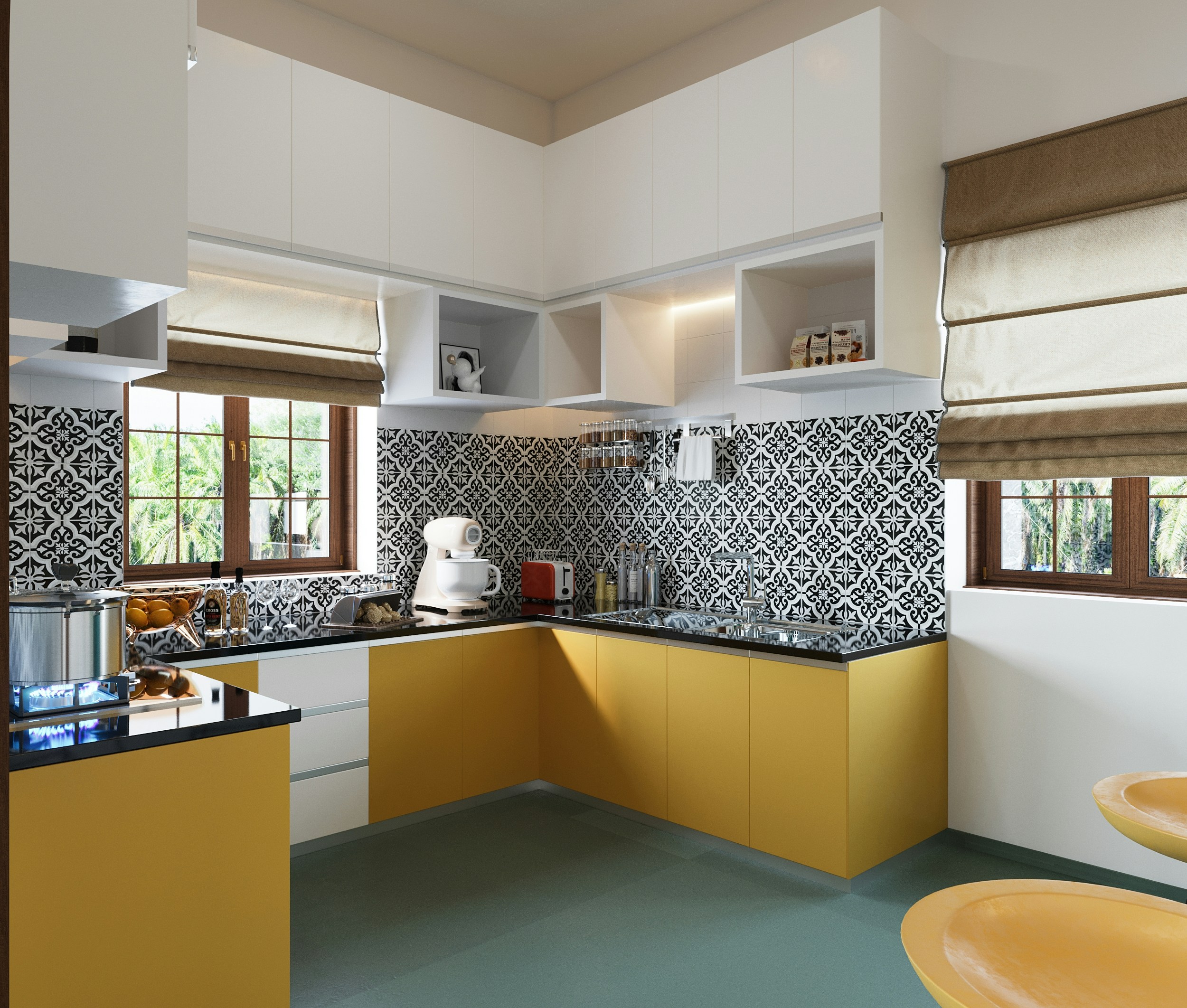 5 Glossy Kitchen Set Ideas for Bright Modern Kitchens