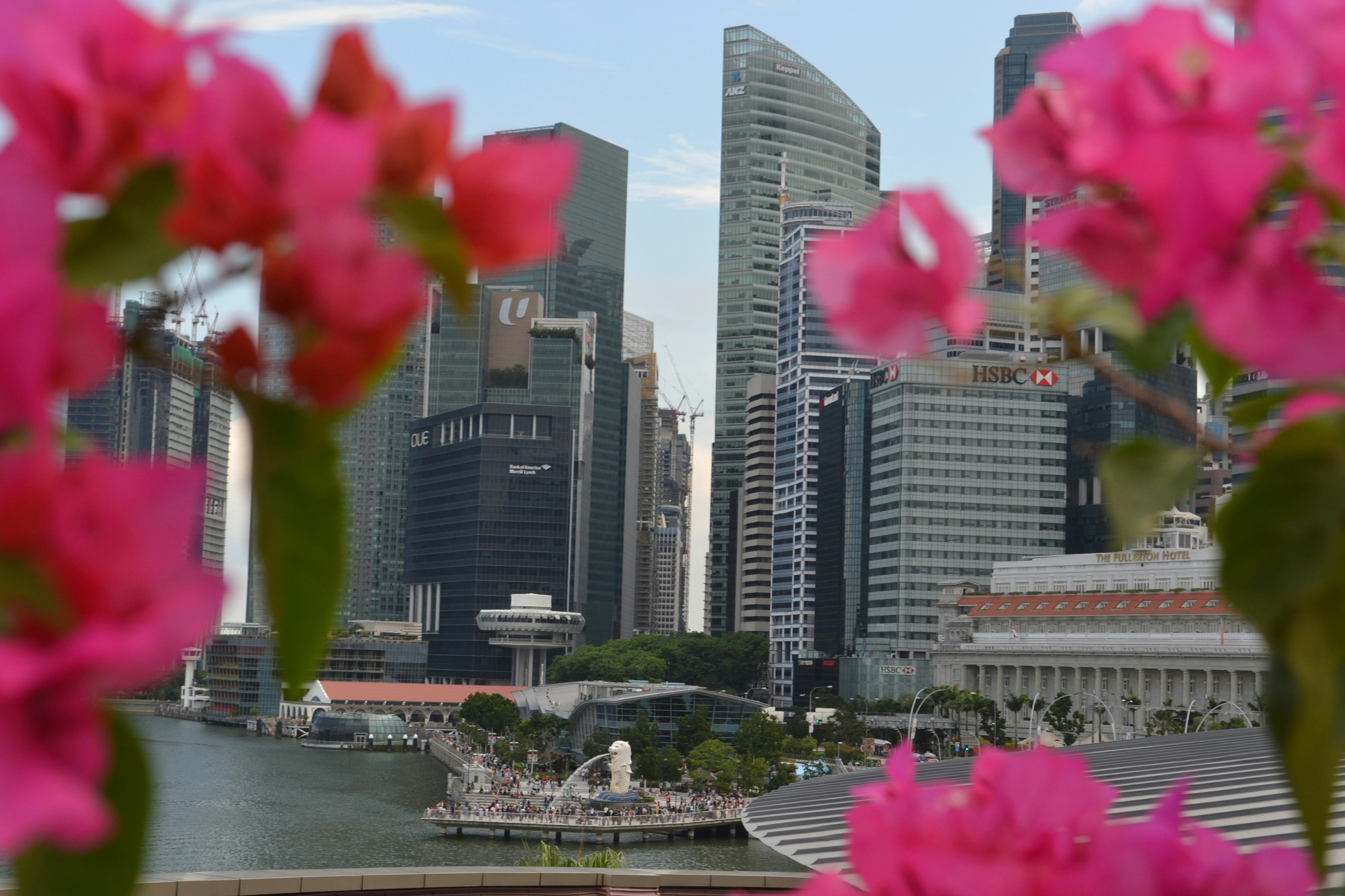 a view of a city from across the water
