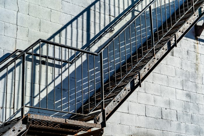 Escalera metálica