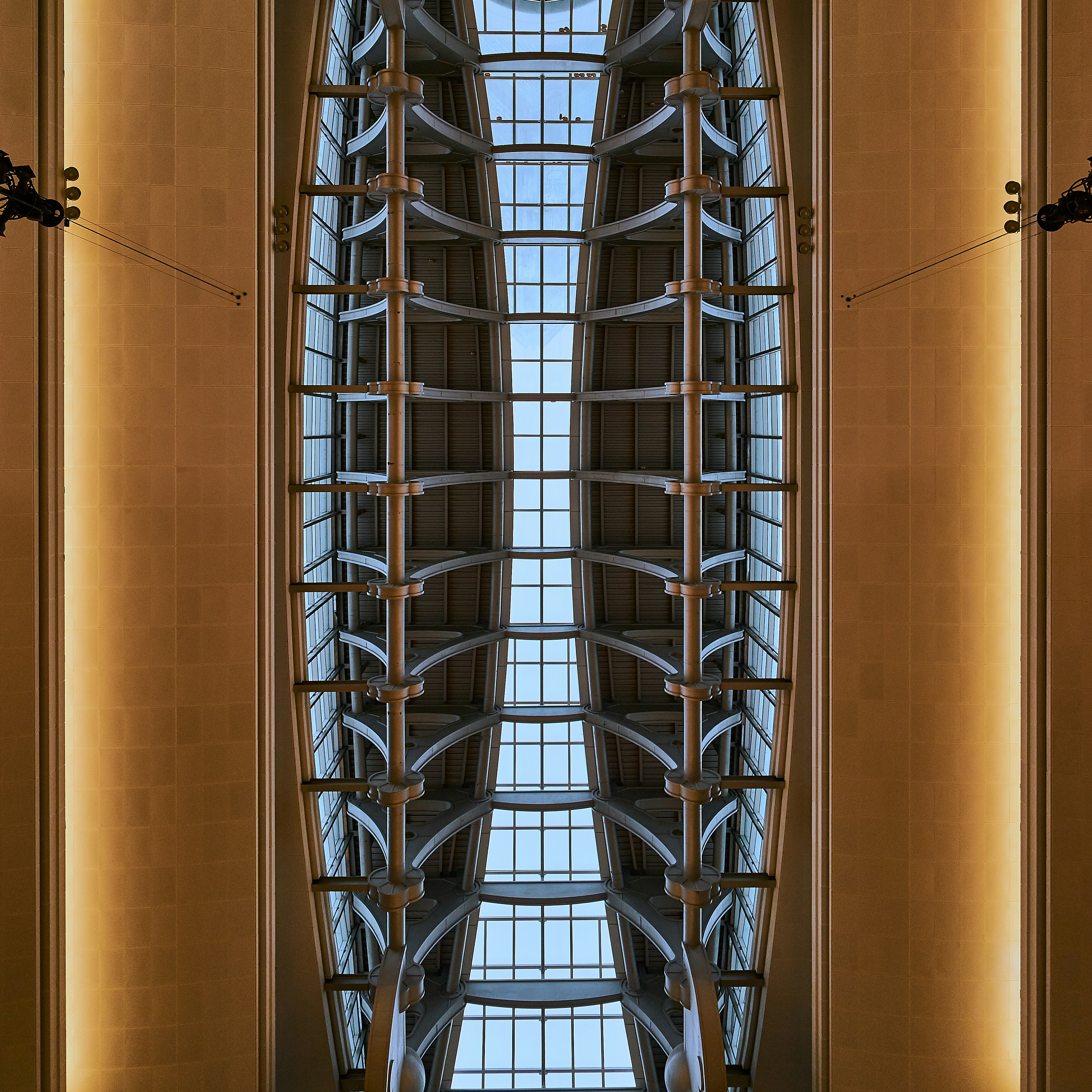 Geometric building facade