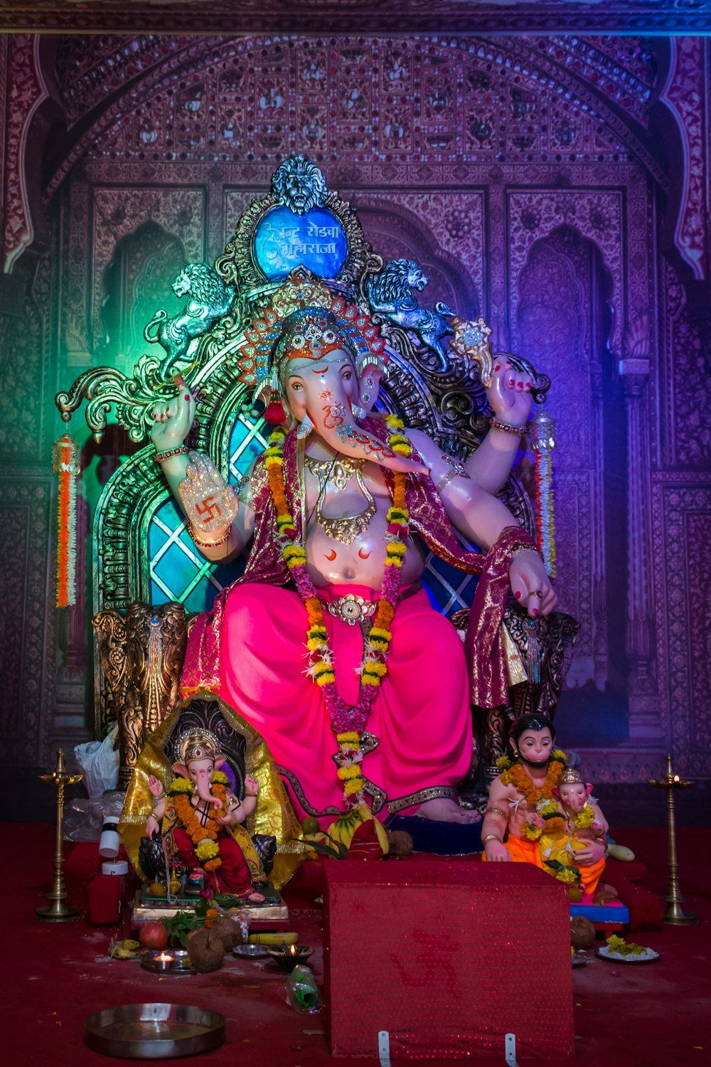 Una estatua del dios hindú Ganesh