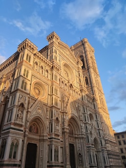 A serene view of the Archdiocese of Patna's cathedral bathed in morning light.