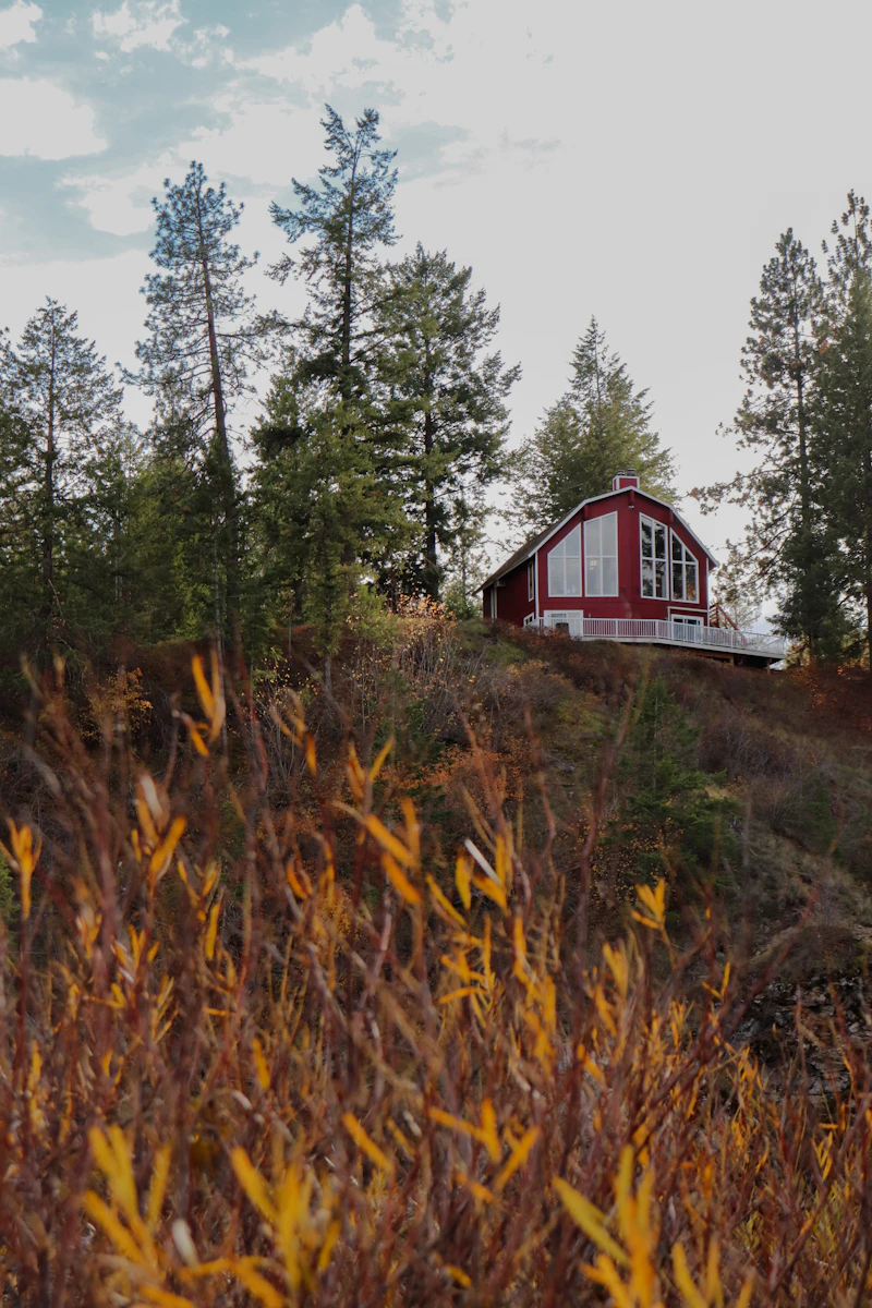 Sample home on a Boise-area hillside