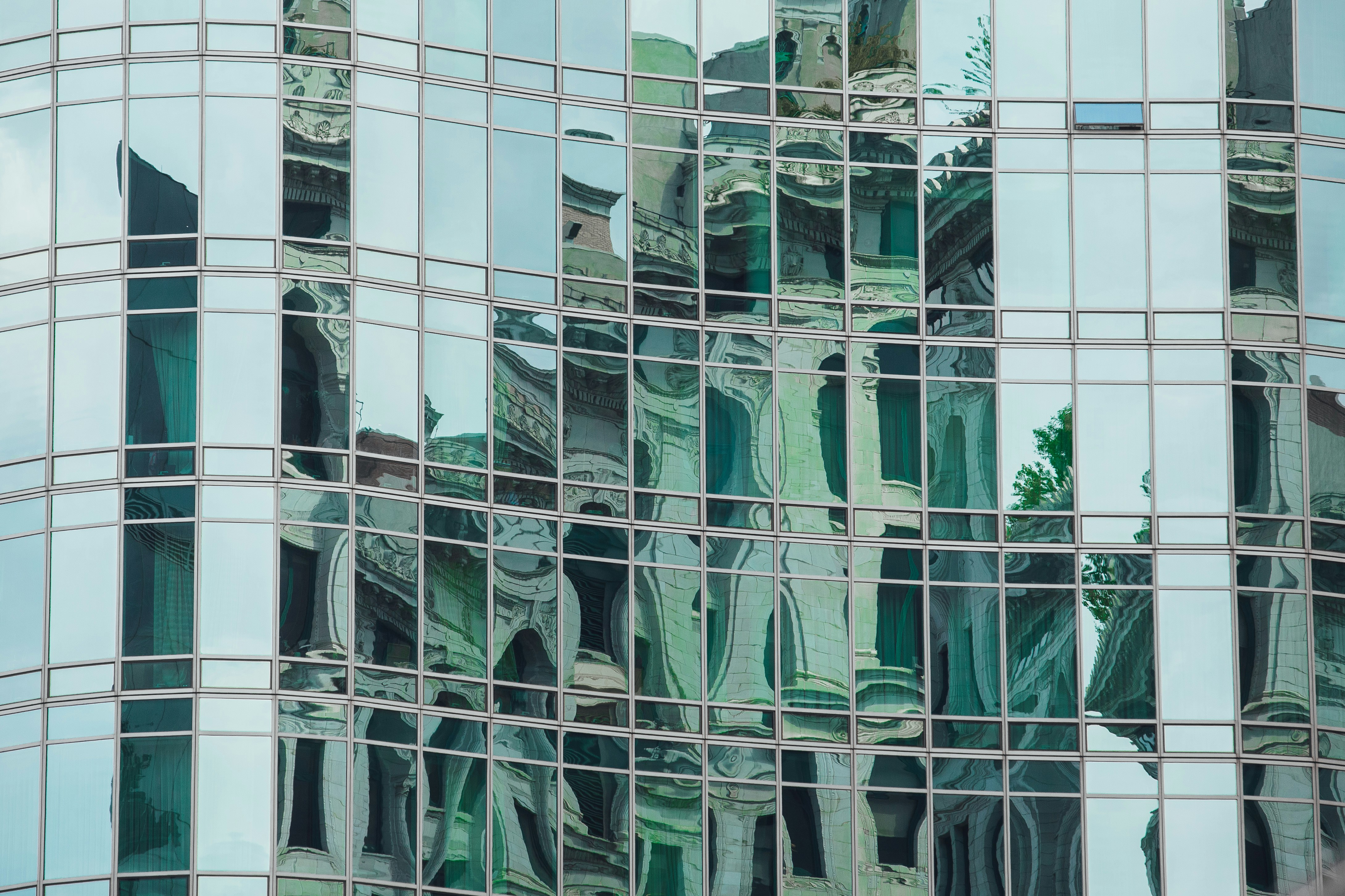 nyc building reflection