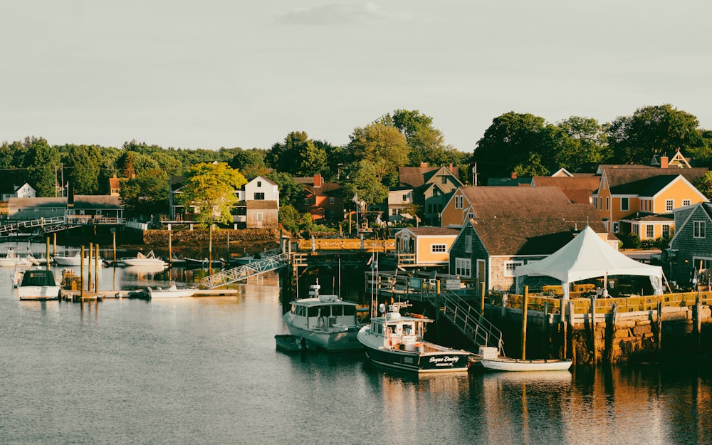 a harbor filled with lots of small boats