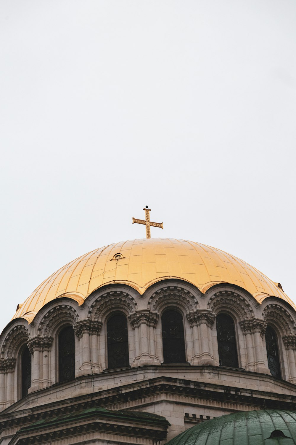 a church with a cross on top of it