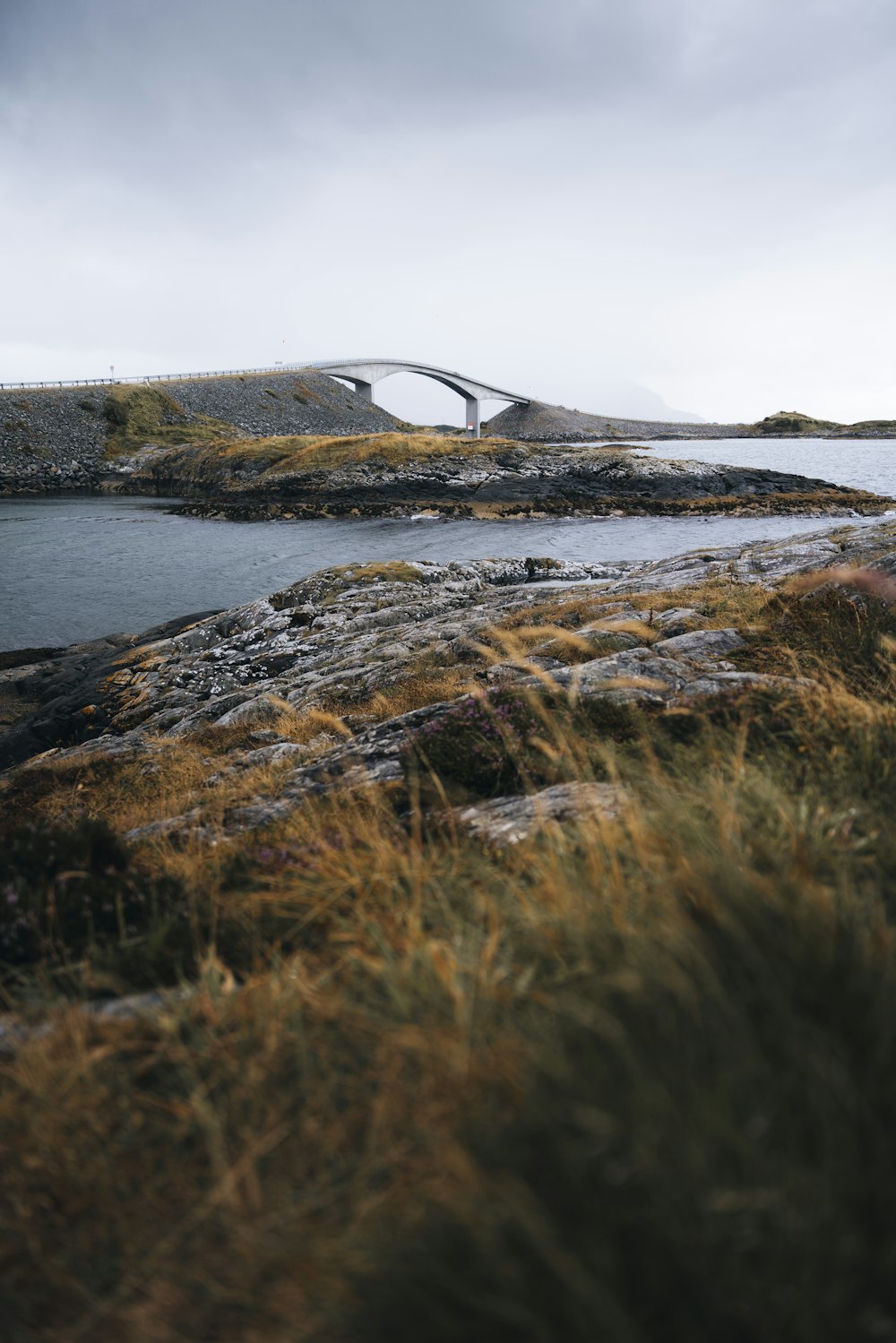 a bridge crossing over a body of water