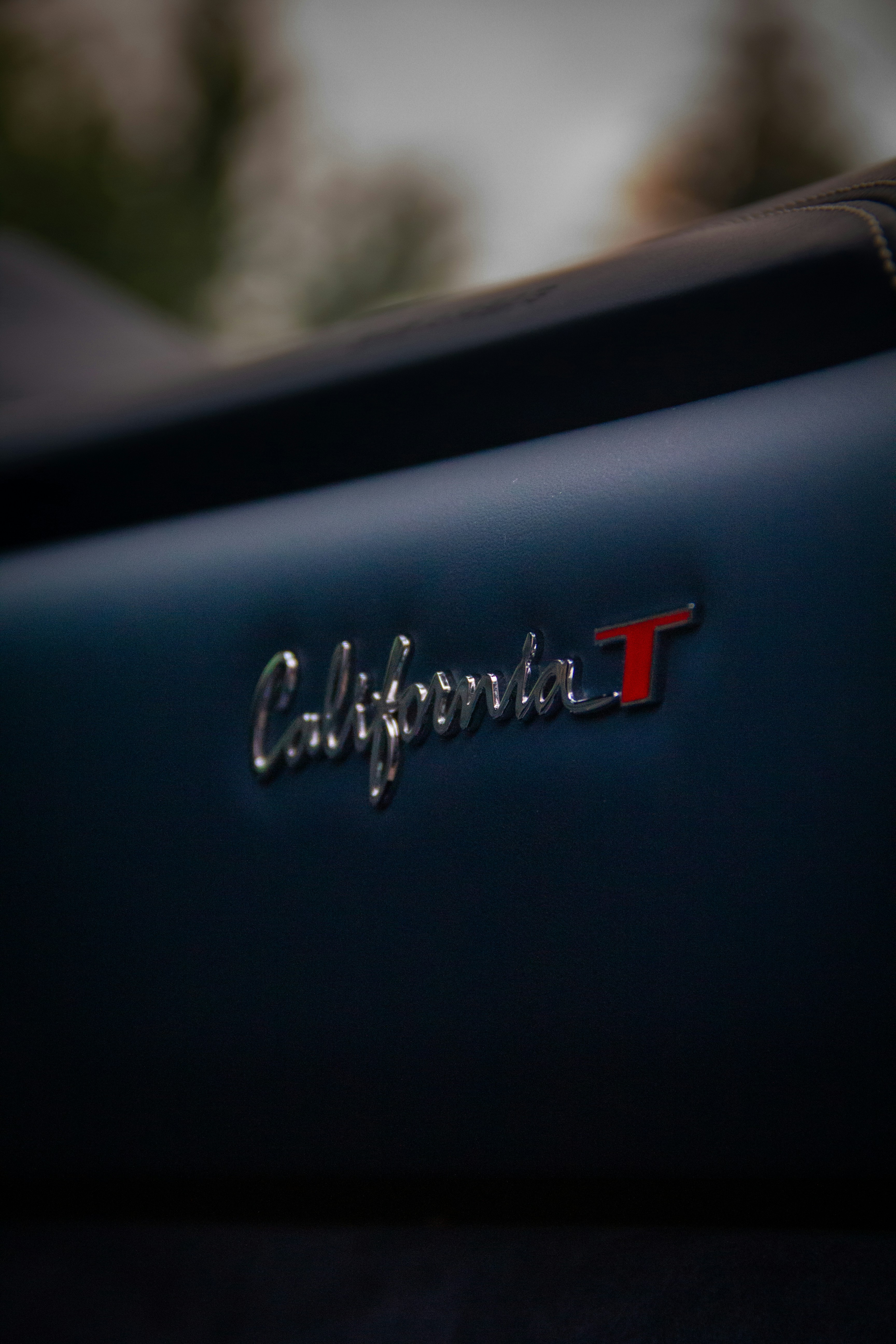 a close up of the emblem on a car