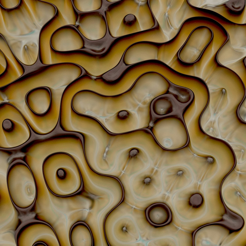 a close up of a pattern made of liquid