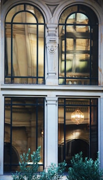 a building with a clock on the front of it