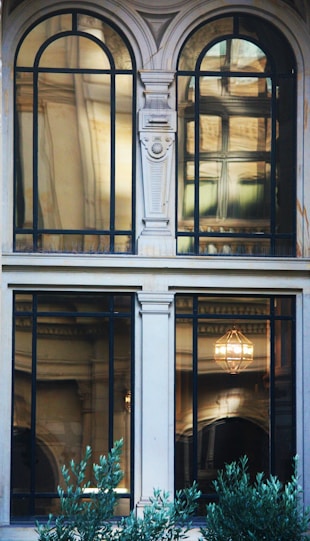 a building with a clock on the front of it