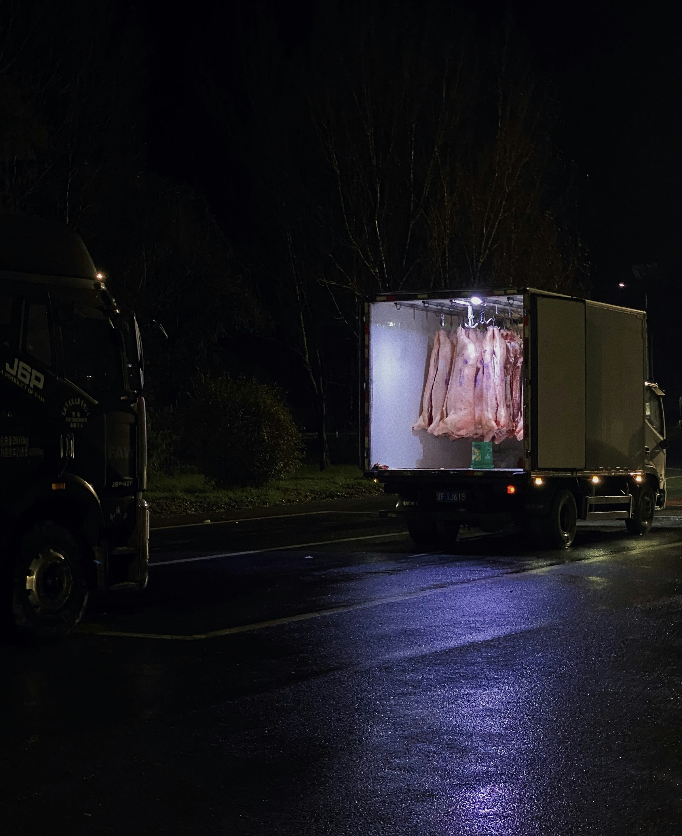 Express-Transport bei Nacht