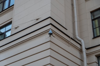 A security camera monitoring a property.