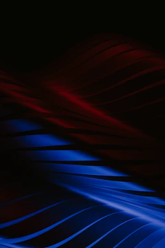 Abstract visual of sound waves merging with colorful light patterns.