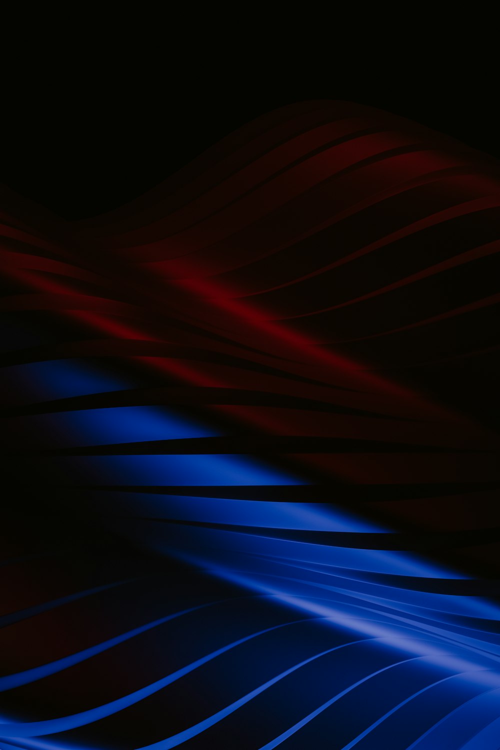 a red and blue abstract background with lines