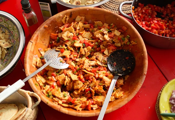 Kip Tortillasalade met Maïs