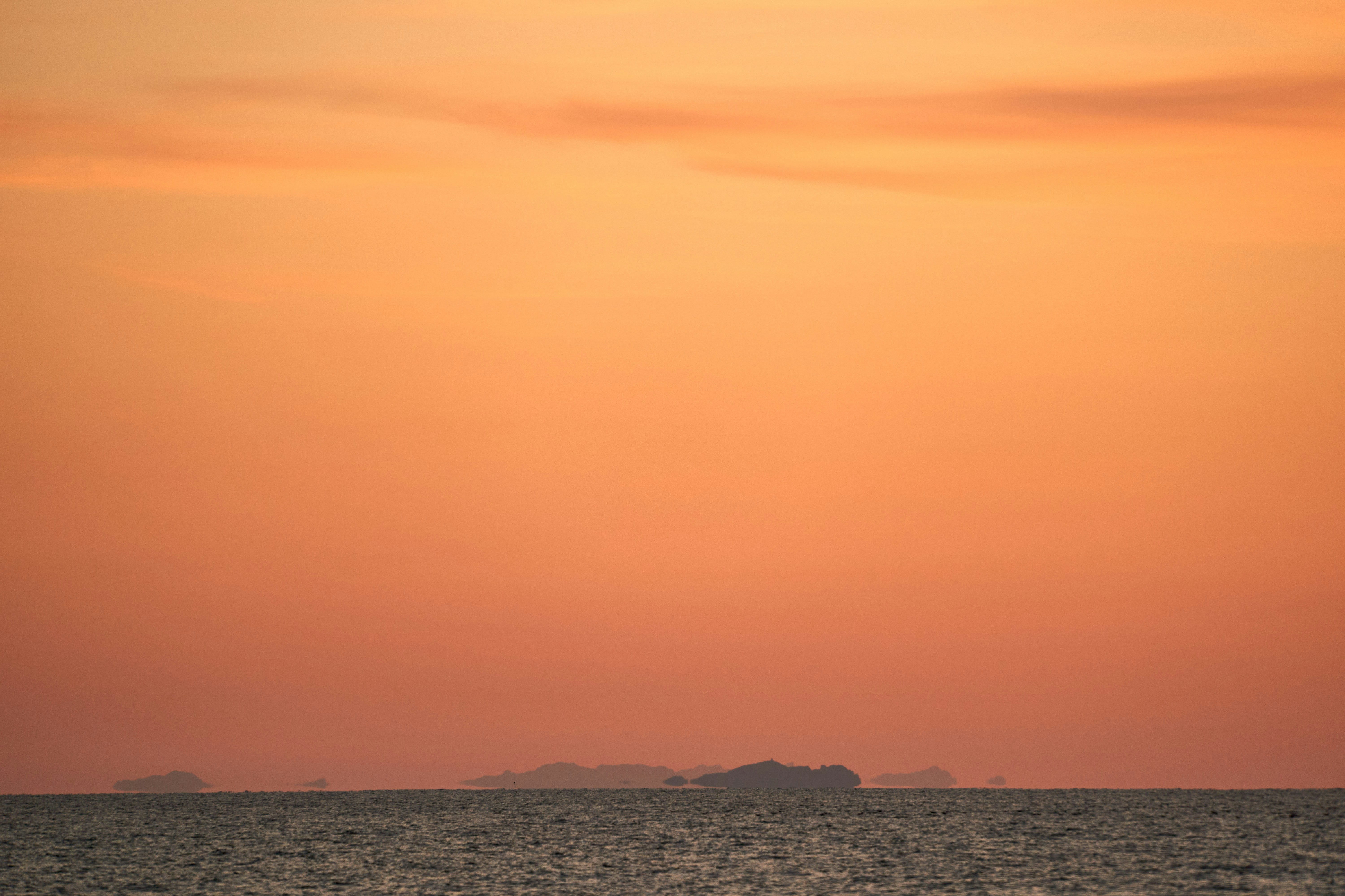Viareggio beach sunset