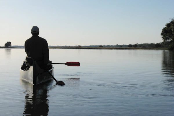 River canoe safari Geruwa Nepal Bardia