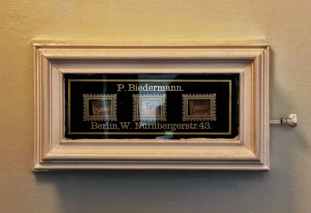 a picture of a building with a plaque on it