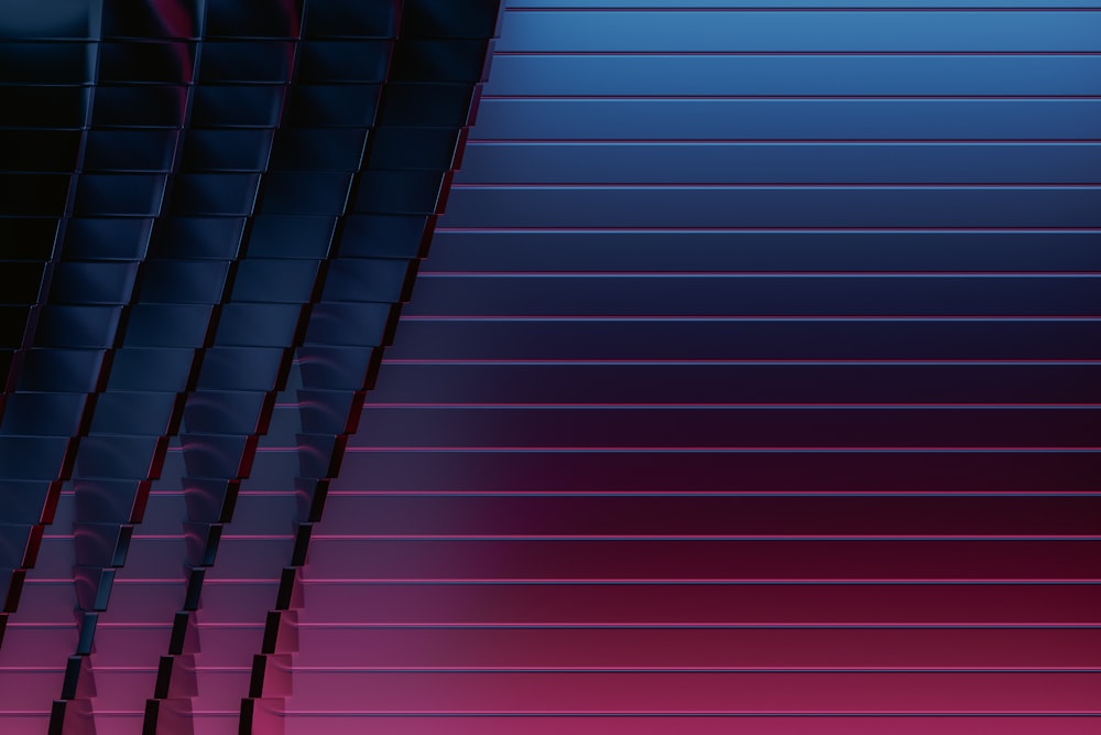 a red and blue abstract background with lines