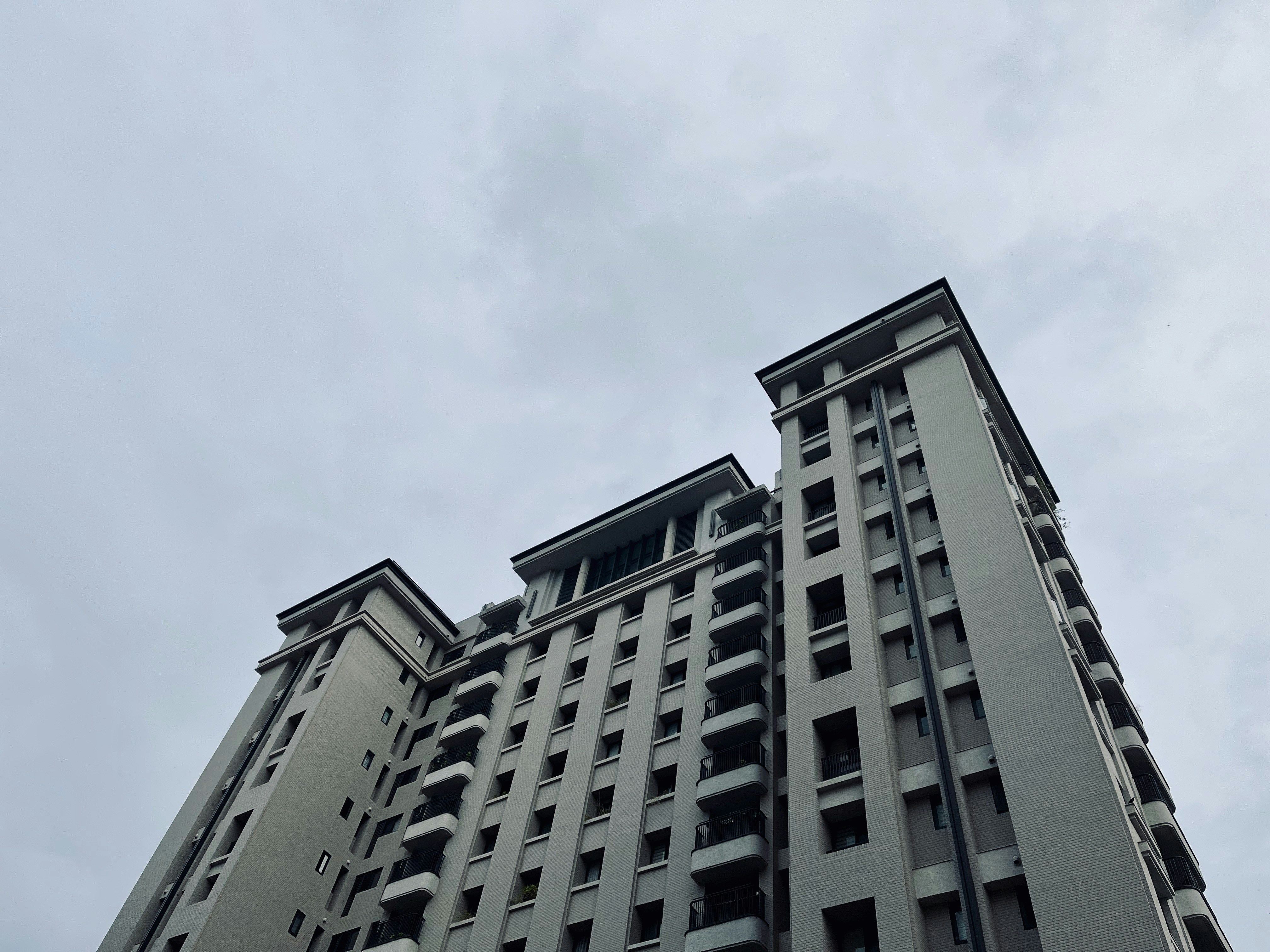 a very tall building with lots of windows