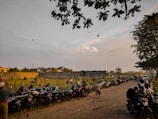 An outdoor scene with people engaging in hobbies.