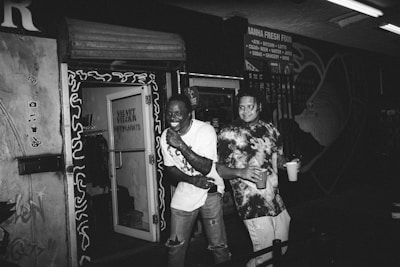 Customers enjoying their rewards at a small business.